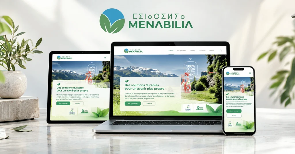 Site e-commerce Menabilia dédié aux produits de nettoyage et d’hygiène professionnels au Maroc