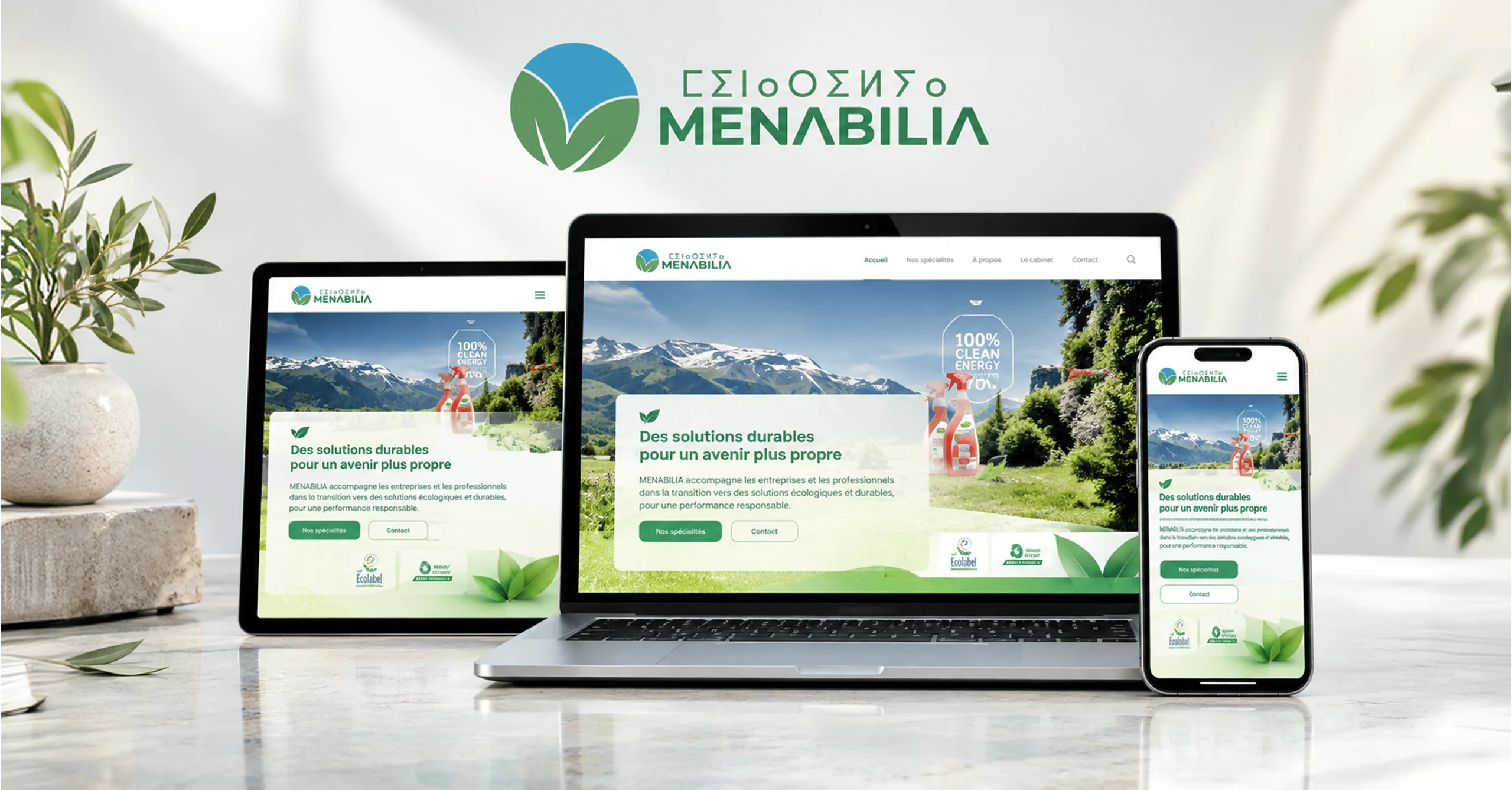 Site e-commerce Menabilia dédié aux produits de nettoyage et d’hygiène professionnels au Maroc