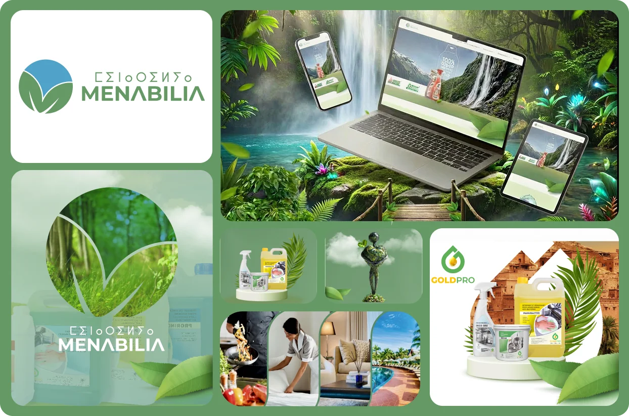 Site e-commerce MENABILIA pour les produits de nettoyage professionnels