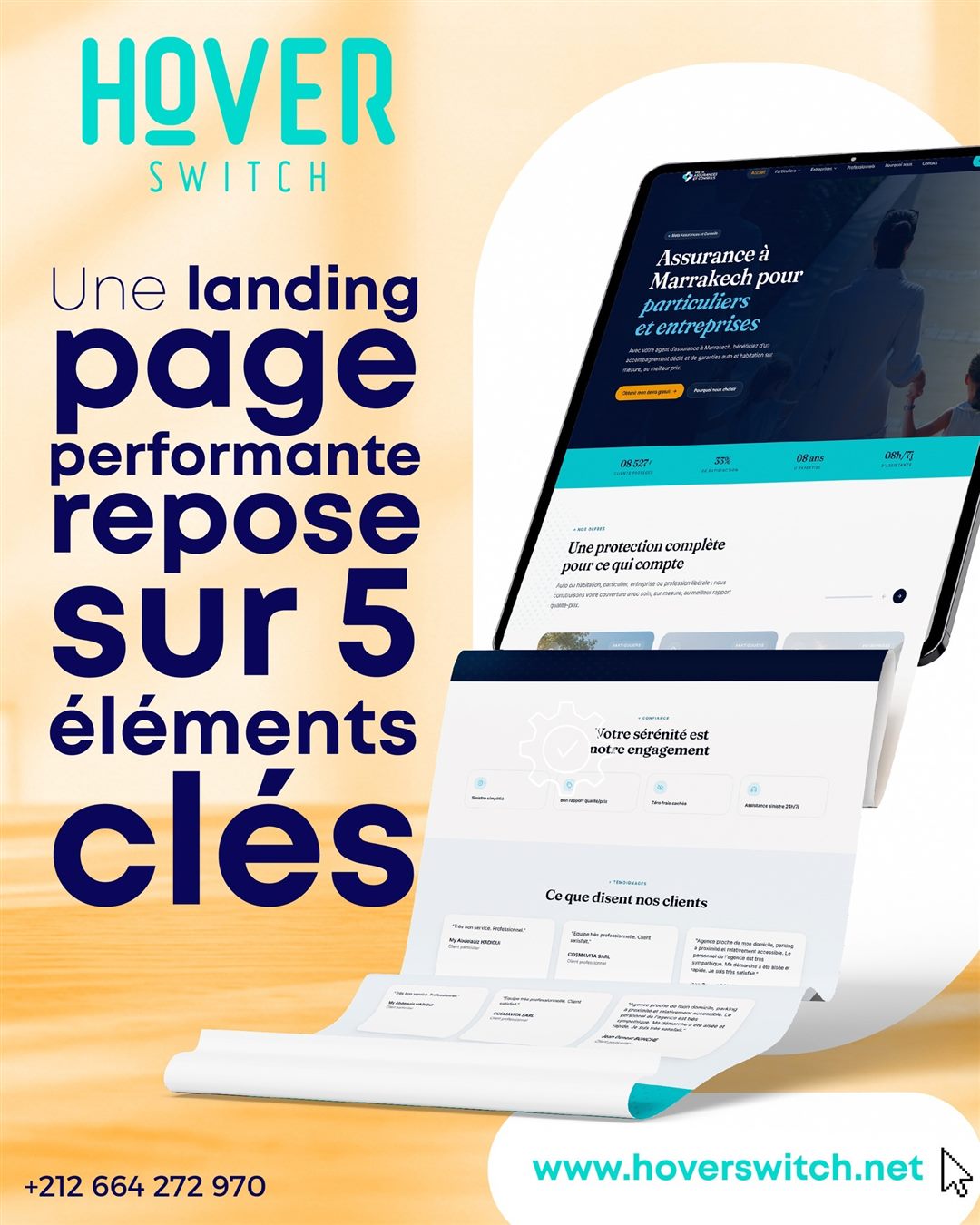Publication Hoverswitch – landing page